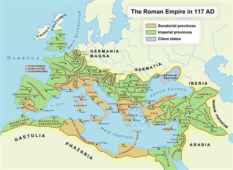 Roman Empire in 117 CE (Illustration) - Ancient History Encyclopedia