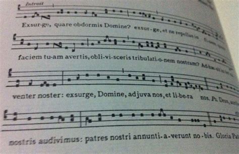 Gregorian chant and music notation system