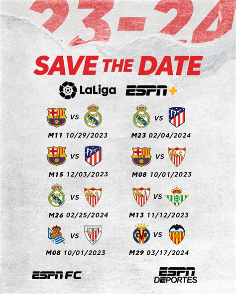 Revealed! Fixture list and key dates for the 2023/24 LaLiga season ...