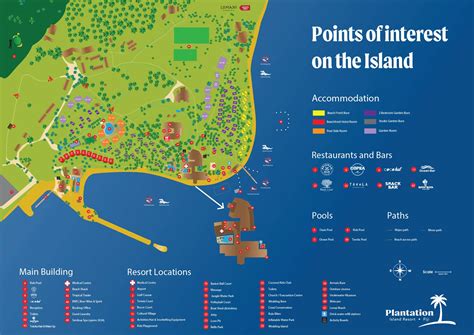 Explore Plantation Island Resort Map