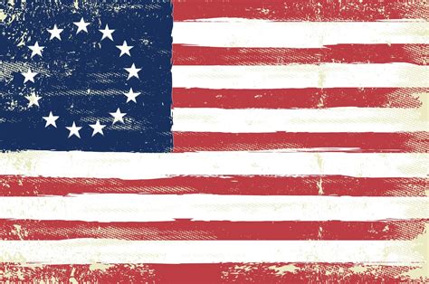 Grungy Betsy Ross Flag 1183389 Vector Art at Vecteezy