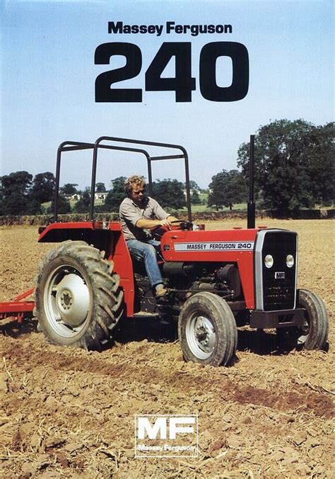 MASSEY FERGUSON MF 240 Tractor Parts Manual 135pgs for Mf240 Service ...