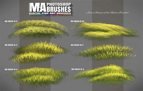 Concept Art and Photoshop Brushes - Photoshop Foliage / Grass / Tree ...