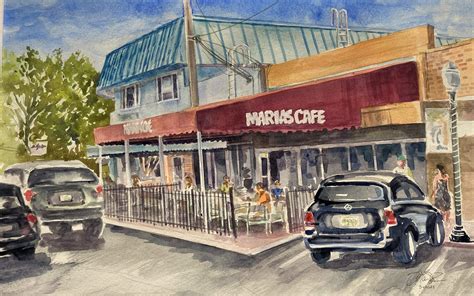 Maria's Cafe PRINTS by donmac