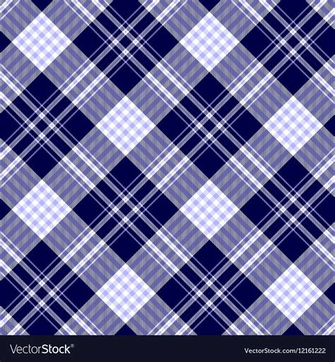 Seamless plaid pattern in pale blue dark navy blue vector by queertrade ...