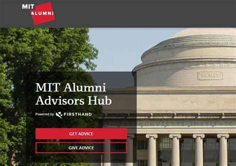 Leverage the MIT Network: MIT Alumni Advisors Hub – Career Development ...