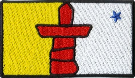 Nunavut 1.5"x2.5" Crest - Flag of Nunavut - Provincial & Territory ...