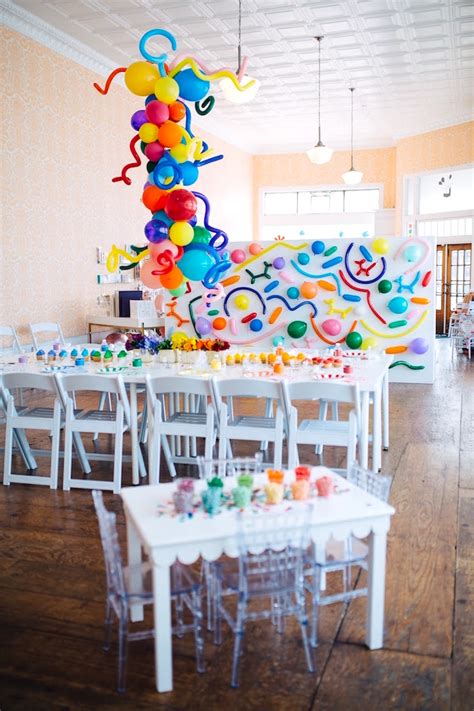 Kara's Party Ideas "Color me Happy" Art Party for Kids | Kara's Party Ideas