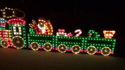 Christmas Train Lights Yard | Decoratingspecial.com