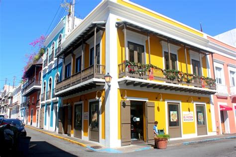 The colourful streets of Old San Juan, Puerto Rico