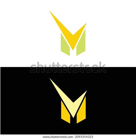 Vector Logo Letter M Sport Stock Vector (Royalty Free) 2093354323 ...