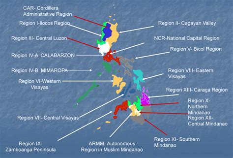 My Homeworks: Mapa ng Pilipinas at 17 na Rehiyon