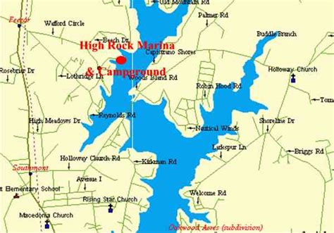 High Rock Lake Information