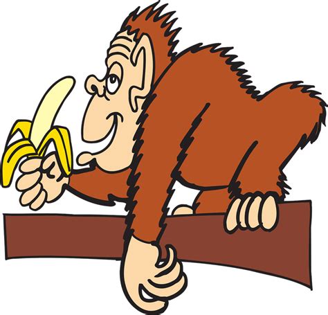 Banana Monkey Cartoon - ClipArt Best