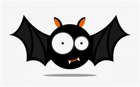 Cute Halloween Cartoon Clipart Bat Halloween Transparent PNG - 900x521 ...