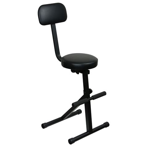 Black Height Adjustable Chair for DJ | Odyssey Gear