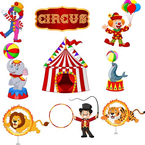 Circus Cartoon Animals