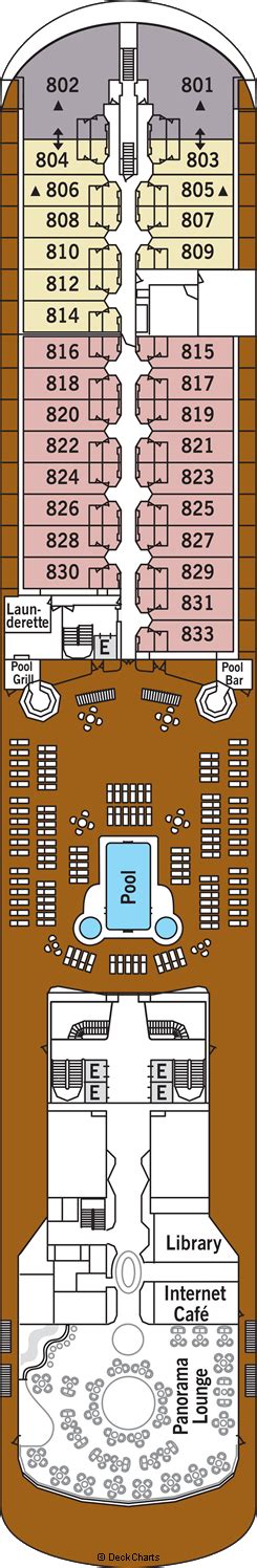 Silversea Silver Whisper Deck Plans: Ship Layout, Staterooms & Map ...