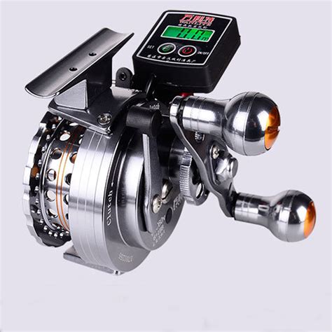 Aluminium alloy Electric count wheel fly fishing reel 6+1 BB bass ...