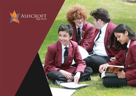 Ashcroft High School Prospectus 2019 by FSE Design - Issuu