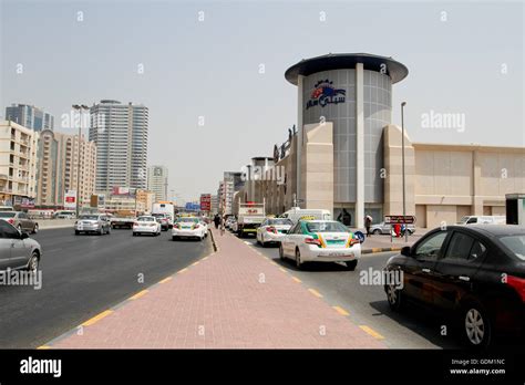 A view of the Sharjah City Centre, Sharjah, UAE Stock Photo - Alamy