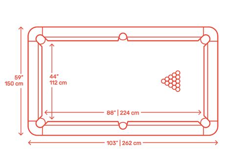 Billiard Table Dimensions