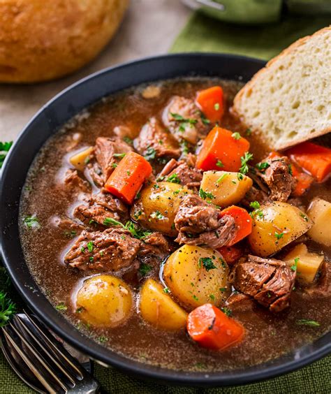 Crockpot Beef Stew (with Beer and Horseradish) - The Chunky Chef