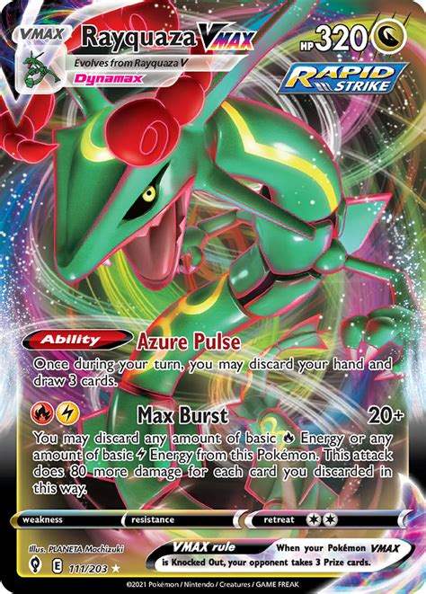 Rayquaza VMAX · Evolving Skies (EVS) #111 ‹ PkmnCards