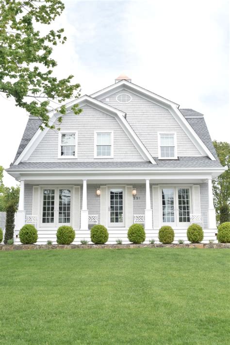 New England Homes- Exterior Paint Color Ideas - Nesting With Grace