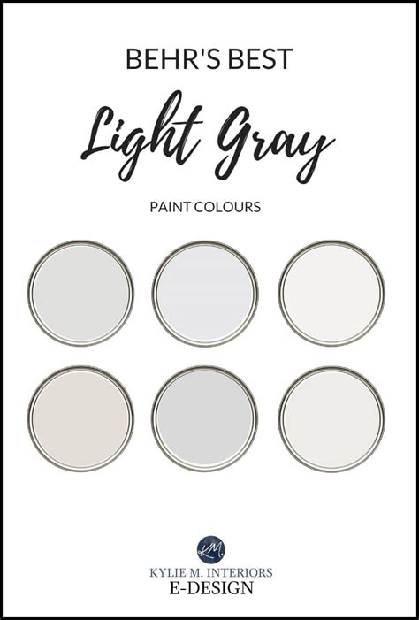 Paint colour reviews, Behrs best light gray paint colors. Kylie M ...