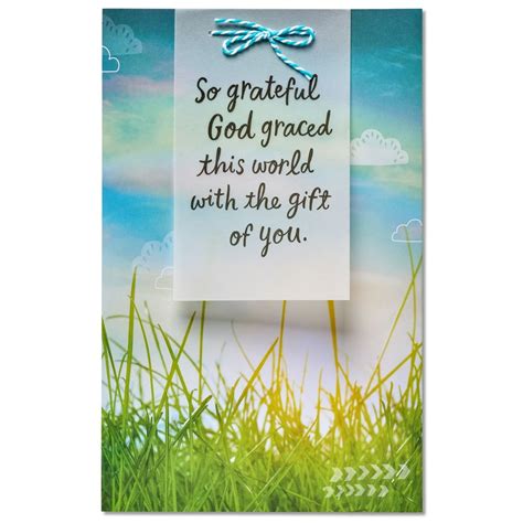 American Greetings Religious Thoughtful Thank You Card with Ribbon ...