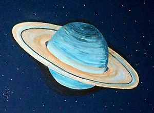 Saturn Planet Painting at PaintingValley.com | Explore collection of ...