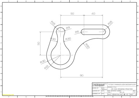 Autocad 2d Drawing Samples