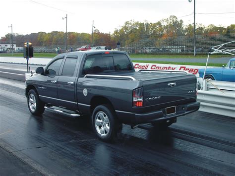 2003 Dodge Ram 1500 4x4 Quad Cab HEMI 1/4 mile Drag Racing timeslip ...