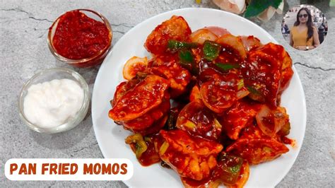 Pan Fried Veg Momos | How To Pan Fry & Steam Momos | Momos Filling ...