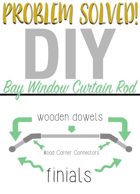 Diy Bay Window Curtain Rod All Things Thrifty