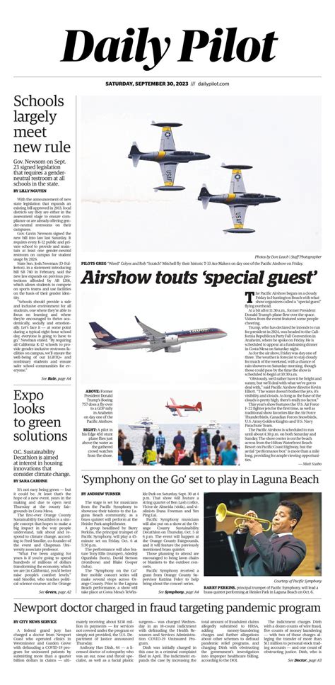 Daily Pilot e-newspaper: Saturday, Sept. 30, 2023 - Los Angeles Times