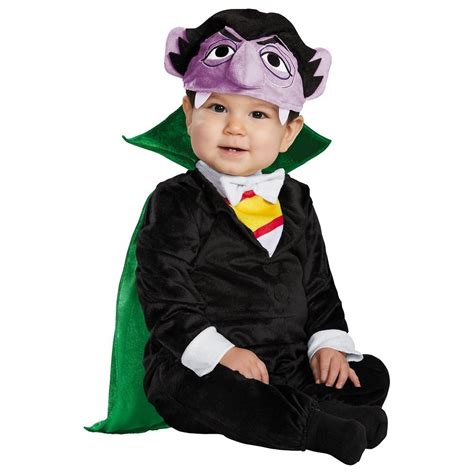 Deluxe Count Costume Sesame Street Halloween Fancy Dress | Clothing ...