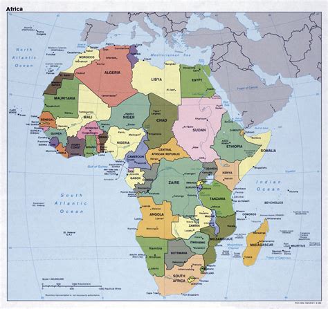 North Africa Map With Capitals - Table Rock Lake Map