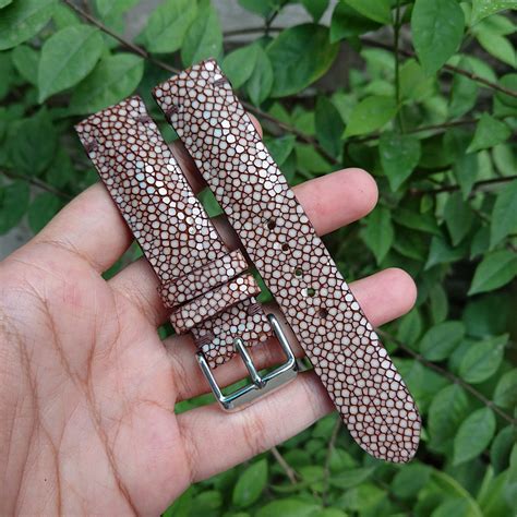 Handmade Brown Stingray Watch Strap | 7Strap