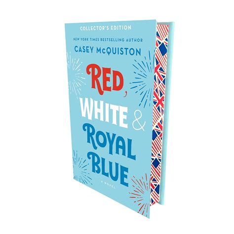 Red White & Royal Blue Casey McQuiston Stenciled Sprayed - Etsy España