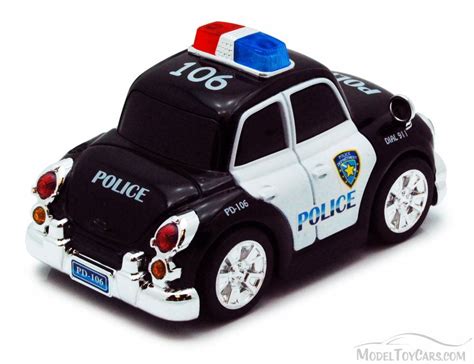 Chubby Champs Police Car, Black - 88001A - Collectible Model Toy Car ...