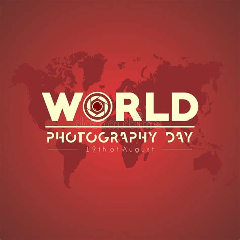 Photography Logo for World Photography Day Stock Vector - Illustration ...