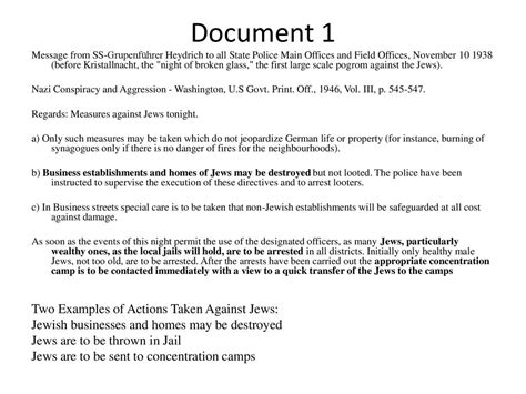 Holocaust DBQ. - ppt download