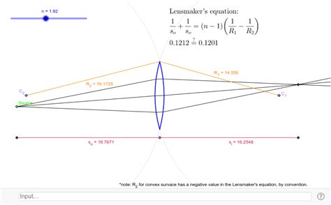 Lens Equation Calculator - Tessshebaylo