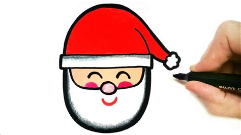 HOW TO DRAW SANTA CLAUS EASY STEP BY STEP - YouTube