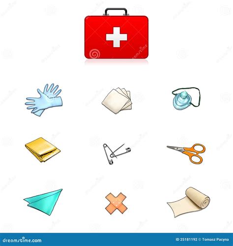 First aid kit illustration stock illustration. Illustration of image ...