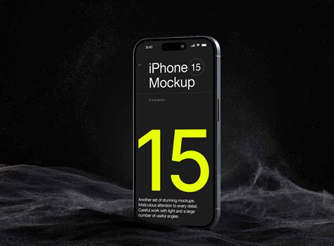 iPhone 15 Mockup Free Download