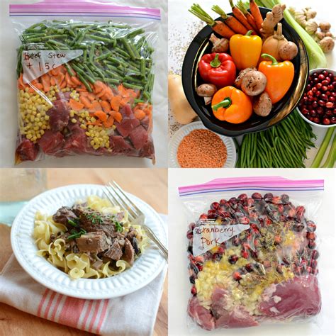 10 Quick and Healthy Freezer to Slow Cooker Meals (NO prep cooking ...