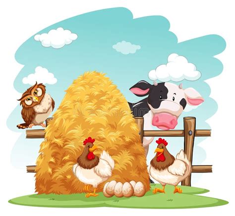 Hay Farm Stock Illustrations – 8,322 Hay Farm Stock Illustrations ...